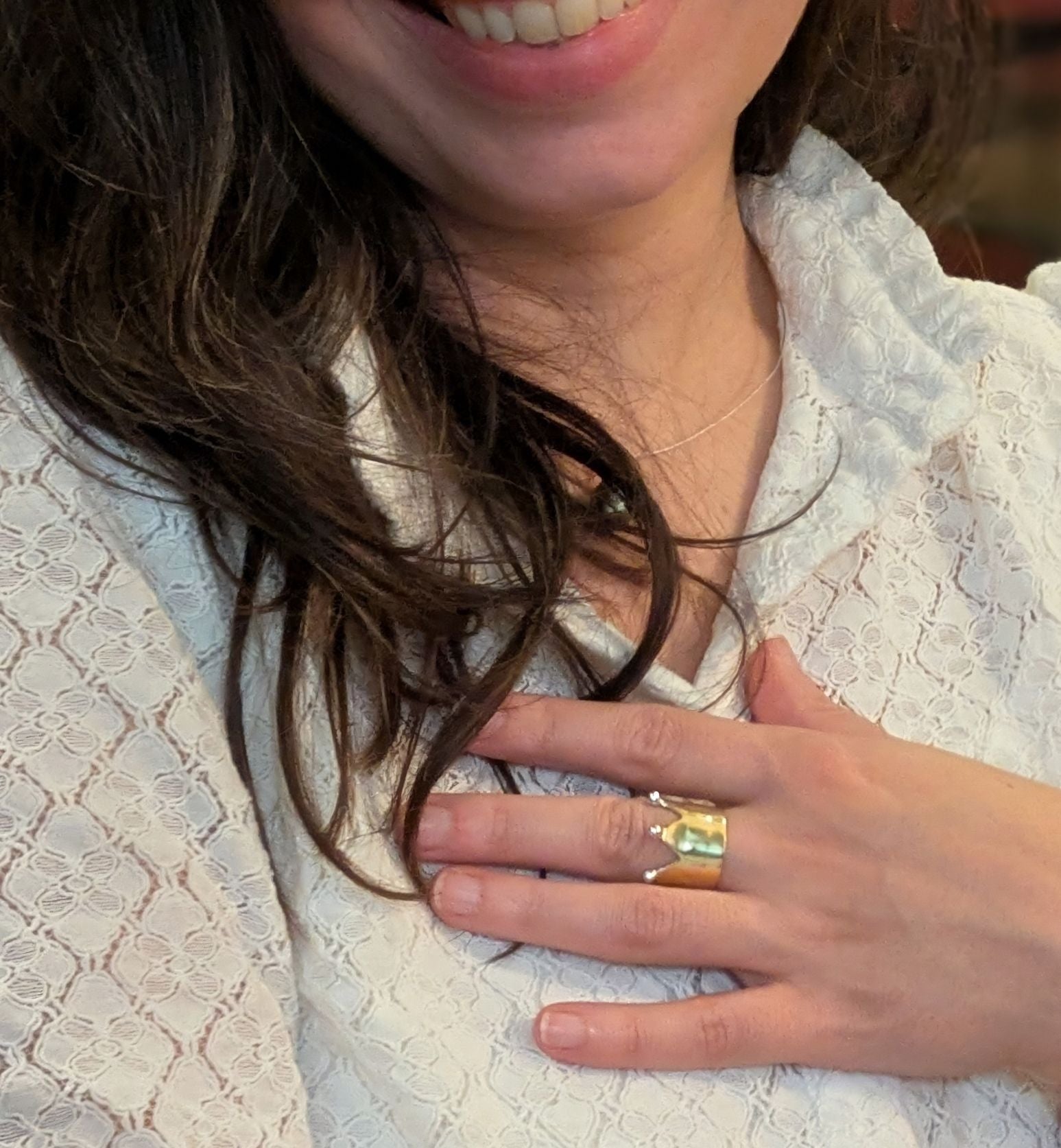Bague Couronne en laiton ou en argent  "Je suis une reine"/"Tu es ma reine"