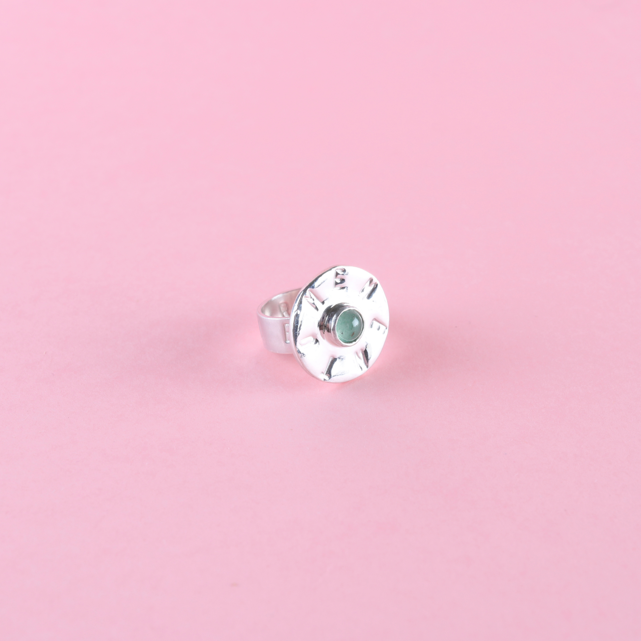 Bague Memento Mori en argent