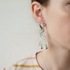 Boucles d'oreilles Gabrielle en argent