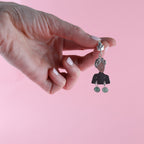 Boucles d'oreilles Gabrielle en argent