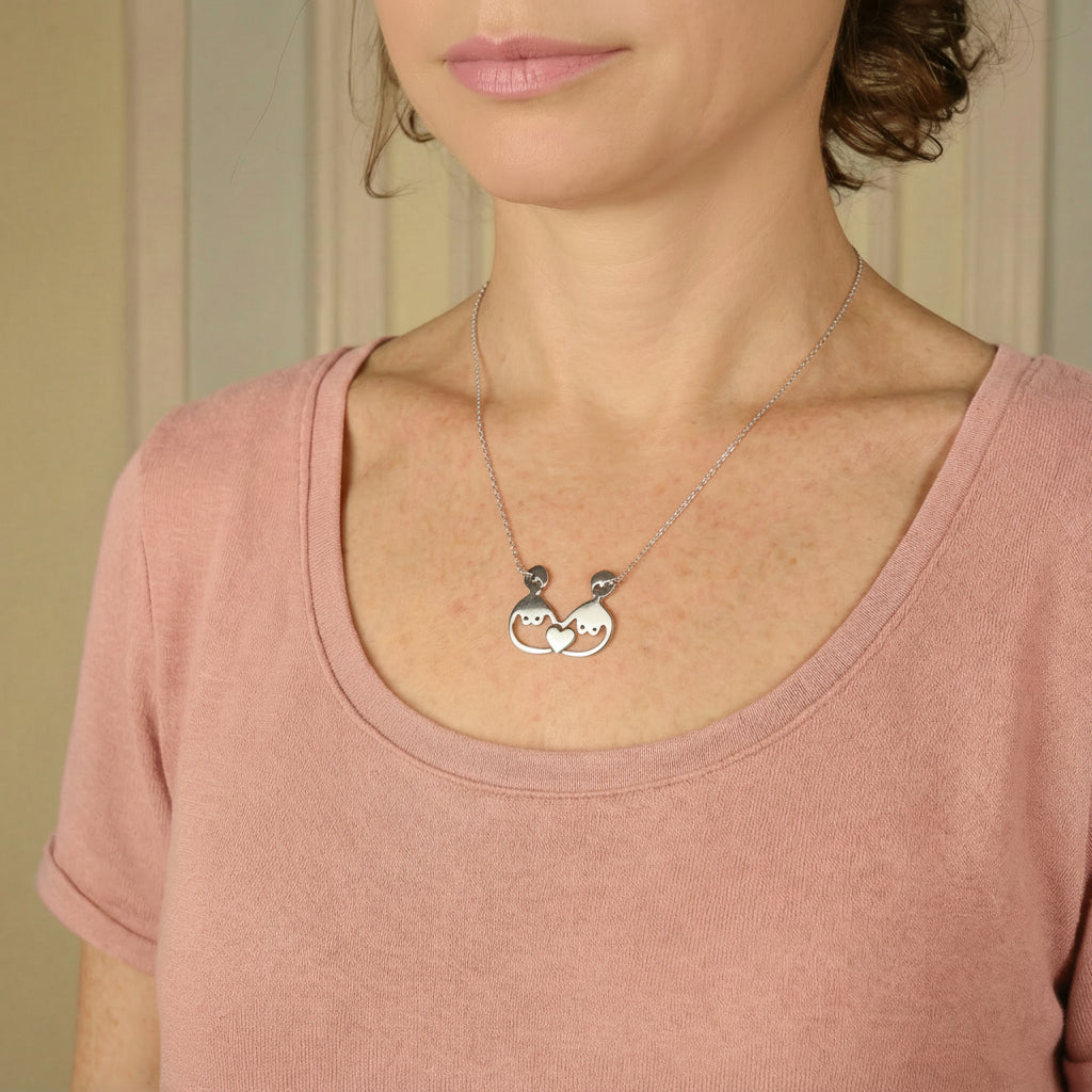 Collier Gabrielle en laiton et en argent