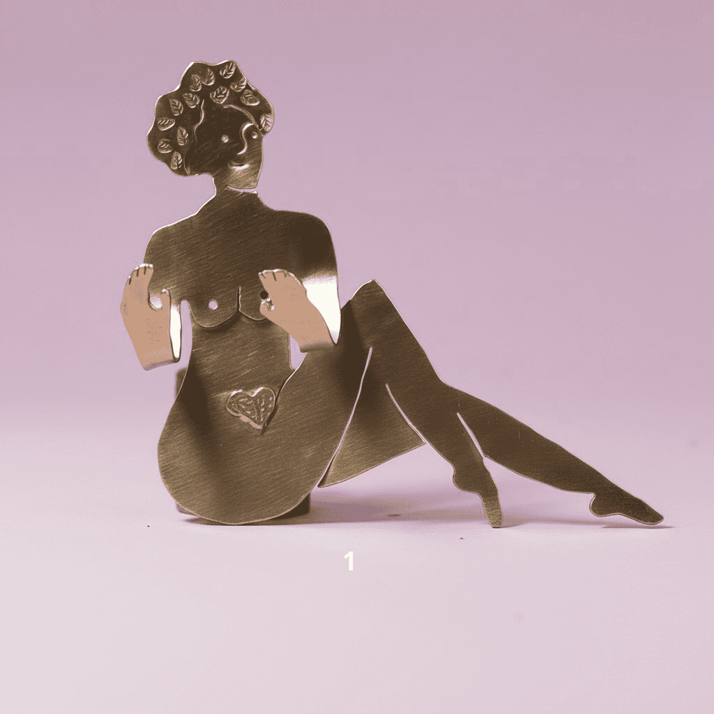 Porte-bijoux Gabrielle en laiton