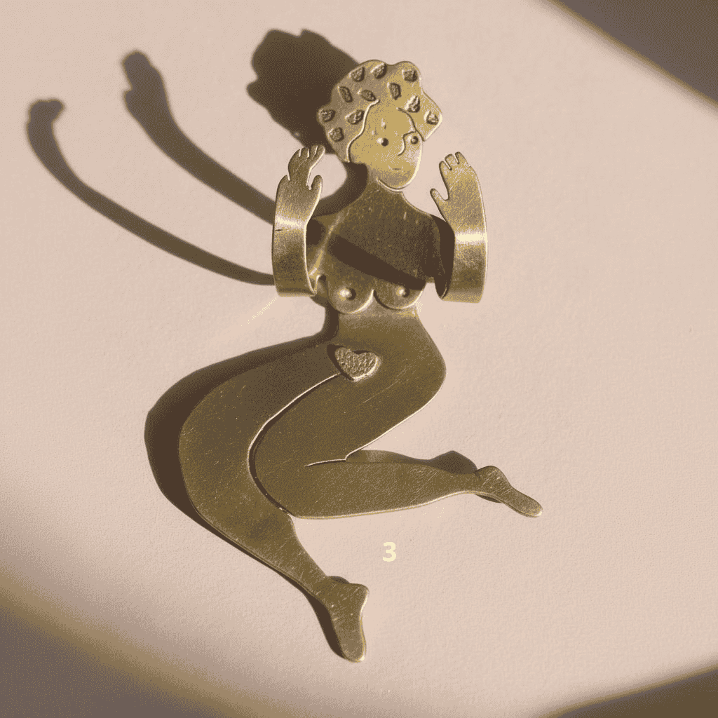 Porte-bijoux Gabrielle en laiton